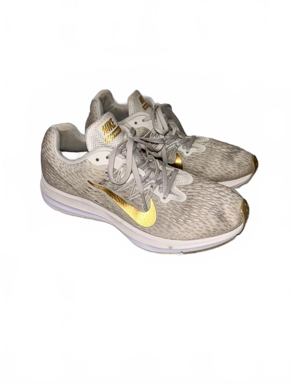 Nike Zoom Winflo 5 Almond-Beige & Gold | Women’s US Size 8.5 EU 40 UK 6